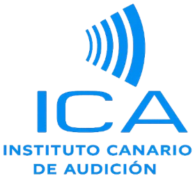 Logo de ICA Instituto Canario de Audición, cliente de CRITEA